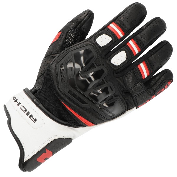 Richa Richa Stradale Stealth Gloves Blk/Wht/Rd